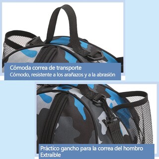 Foto 4 | Foto 4 | Bolsa De Fútbol  Lab.g Impermeable Para Pelota De Fútbol Básquetbol Azul Grisáceo