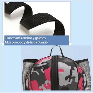 Foto 2 | Foto 2 | Bolsa De Fútbol Lab.g Impermeable Para Pelota De Fútbol Básquetbol Rojo Gris