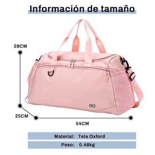 Foto 2 | Foto 2 | Bolso Deportivo Maleta Para Gimnasio Fitness Viaje Eo Safe Imports Esi-21323 Rosa