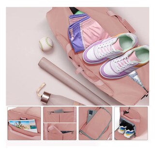 Foto 3 | Foto 3 | Bolsa Deportiv y Bandolera Desmontable Rosa