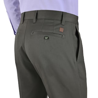 Foto 4 | Foto 4 | Pantalón Casual Yale Con Pinzas Regular Fit Nanotex 0726 Verde Cemento