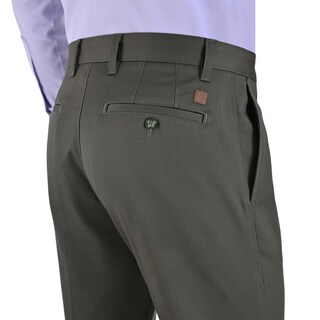 Foto 4 | Foto 4 | Pantalón Casual Yale Con Pinzas Regular Fit Nanotex 0726 Verde Cemento