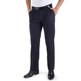 Foto 1 | Foto 1 | Pantalón Casual Yale Con Pinzas Regular Fit Nanotex 0726 Azul Marino