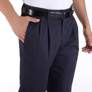 Foto 3 | Foto 3 | Pantalón Casual Yale Con Pinzas Regular Fit Nanotex 0726 Azul Marino