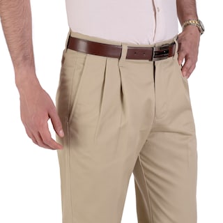 Foto 2 | Foto 2 | Pantalón Casual Yale Con Pinzas Regular Fit Nanotex 0726 Arena