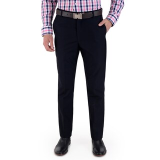 Foto 1 | Foto 1 | Pantalón De Vestir Yale Sin Pinzas Regular Fit Cintura Ajustable 1768 Azul Marino