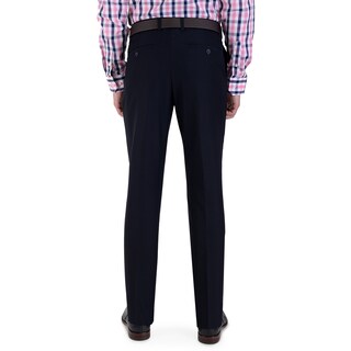 Foto 2 | Foto 2 | Pantalón De Vestir Yale Sin Pinzas Regular Fit Cintura Ajustable 1768 Azul Marino