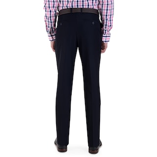 Foto 2 | Foto 2 | Pantalón De Vestir Yale Sin Pinzas Regular Fit Cintura Ajustable 1768 Azul Marino