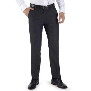 Foto 1 | Foto 1 | Pantalón De Vestir Yale Collection Sin Pinzas Slim Fit 1768 Gris Oxford
