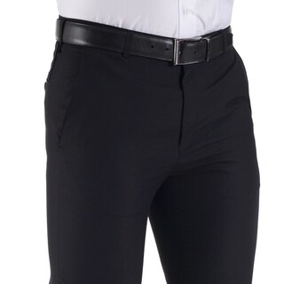 Foto 4 | Foto 4 | Pantalón De Vestir Yale Collection Sin Pinzas Slim Fit 1768 Negro