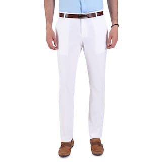 Foto 1 | Foto 1 | Pantalón De Vestir Yale Sin Pinzas Slim Fit 1768 Blanco