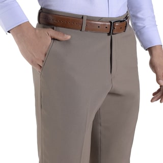 Foto 3 | Foto 3 | Pantalón De Vestir Sin Pinzas Classic Fit 1268 Kaki