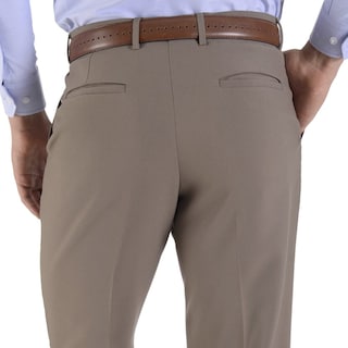 Foto 4 | Foto 4 | Pantalón De Vestir Sin Pinzas Classic Fit 1268 Kaki