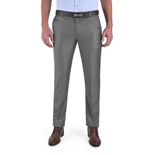 Foto 1 | Foto 1 | Pantalón De Vestir Yale Sin Pinzas Cintura Ajustable Modern Slim Fit 2402 Gris Oxford