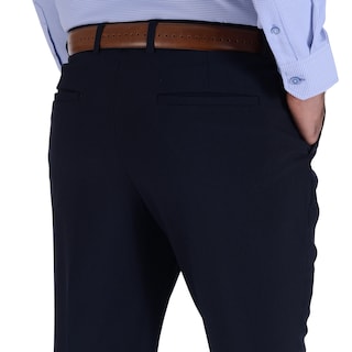 Foto 4 | Foto 4 | Pantalón De Vestir Sin Pinzas Classic Fit 1268 Marino