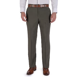 Foto 1 | Foto 1 | Pantalón De Vestir Sin Pinzas Classic Fit 1268 Verde Cemento