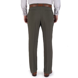 Foto 2 | Foto 2 | Pantalón De Vestir Sin Pinzas Classic Fit 1268 Verde Cemento
