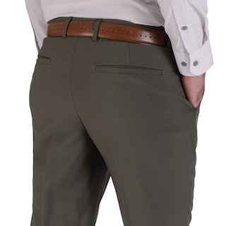 Foto 3 | Foto 3 | Pantalón De Vestir Sin Pinzas Classic Fit 1268 Verde Cemento