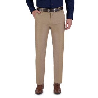 Foto 1 | Foto 1 | Pantalón De Vestir Yale Collection Sin Pinzas Slim Fit 1768 Beige