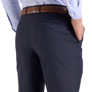 Foto 2 | Foto 2 | Pantalón De Vestir Yale Sin Pinzas Regular Fit 0451 Azul Marino