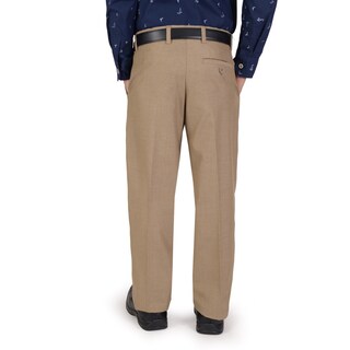 Foto 2 | Foto 2 | Pantalón De Vestir Yale Boys Sin Pinzas 1768 Beige