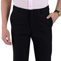 Pantalón De Vestir Yale Sin Pinzas Regular Fit Cintura Ajustable 1768 Negro