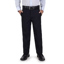Pantalón De Vestir Yale Boys Sin Pinzas 1768 Azul Marino