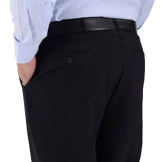 Foto 4 | Foto 4 | Pantalon De Vestir Sansabelt Regular Fit Tallas Extra B015 Negro