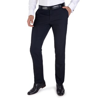 Foto 1 | Foto 1 | Pantalón De Vestir Yale Sin Pinzas Slim Fit 1768 Azul Marino