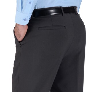 Foto 4 | Foto 4 | Pantalón De Vestir Sin Pinzas Classic Fit 1268 Gris Oxford