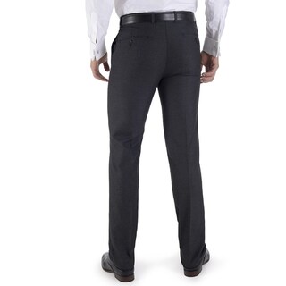 Foto 2 | Foto 2 | Pantalón De Vestir Yale Collection Sin Pinzas Slim Fit 1768 Gris Oxford