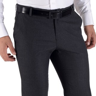 Foto 3 | Foto 3 | Pantalón De Vestir Yale Sin Pinzas Slim Fit 1768 Gris Oxford