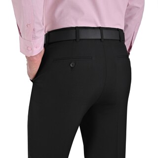 Foto 4 | Foto 4 | Pantalon De Vestir Sansabelt Slim Fit Cintura Ajustable 1768 Negro