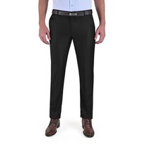 Pantalón De Vestir Yale Sin Pinzas Cintura Ajustable  Modern Slim Fit 2402 Negro