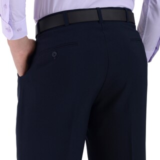 Foto 3 | Foto 3 | Pantalon De Vestir Sansabelt Regular Fit Con Pinzas B202 Marino