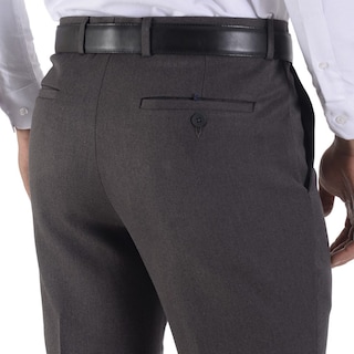 Foto 4 | Foto 4 | Pantalón De Vestir Yale Teflón Sin Pinzas Regular Fit 8541 Gris
