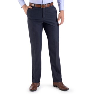 Foto 1 | Foto 1 | Pantalón De Vestir Yale Sin Pinzas Regular Fit 0451 Azul Marino