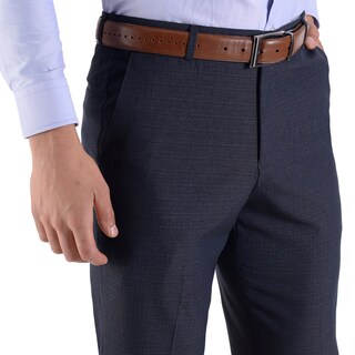 Foto 3 | Foto 3 | Pantalón De Vestir Yale Sin Pinzas Regular Fit 0451 Azul Marino