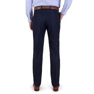 Foto 2 | Foto 2 | Pantalón De Vestir Yale Sin Pinzas Slim Fit 0422 Azul Marino
