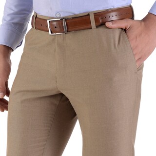 Foto 3 | Foto 3 | Pantalón De Vestir Yale Sin Pinzas Slim Fit 1768 Beige