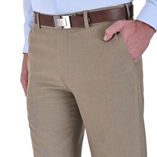 Foto 3 | Foto 3 | Pantalon De Vestir Sansabelt Slim Fit Cintura Ajustable 1768 Beige