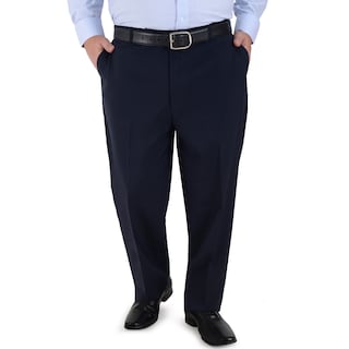 Foto 1 | Foto 1 | Pantalon De Vestir Sansabelt Regular Fit Tallas Extra B015 Marino
