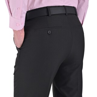 Foto 4 | Foto 4 | Pantalon De Vestir Sansabelt Slim Fit Cintura Ajustable 1768 Café