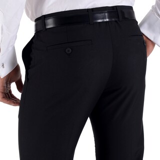 Foto 4 | Foto 4 | Pantalón De Vestir Yale Sin Pinzas Slim Fit 1768 Negro