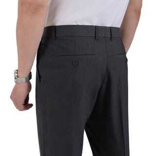 Foto 4 | Foto 4 | Pantalón De Vestir Yale Collection Sin Pinzas Slim Fit 0342 Gris Medio