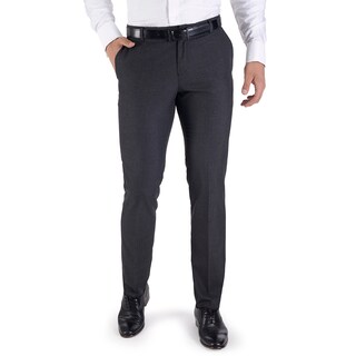 Foto 1 | Foto 1 | Pantalón De Vestir Yale Sin Pinzas Slim Fit 1768 Gris Oxford
