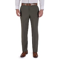 Pantalón De Vestir Sin Pinzas Classic Fit 1268 Verde Cemento