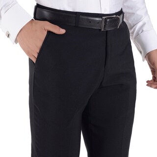 Foto 3 | Foto 3 | Pantalón De Vestir Sin Pinzas Classic Fit 1268 Negro