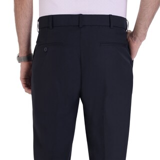 Foto 4 | Foto 4 | Pantalon De Vestir Sansabelt Slim Fit Cintura Ajustable 1768 Marino