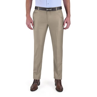 Foto 1 | Foto 1 | Pantalón De Vestir Yale Sin Pinzas Cintura Ajustable Modern Slim Fit 2402 Kaki Especial
